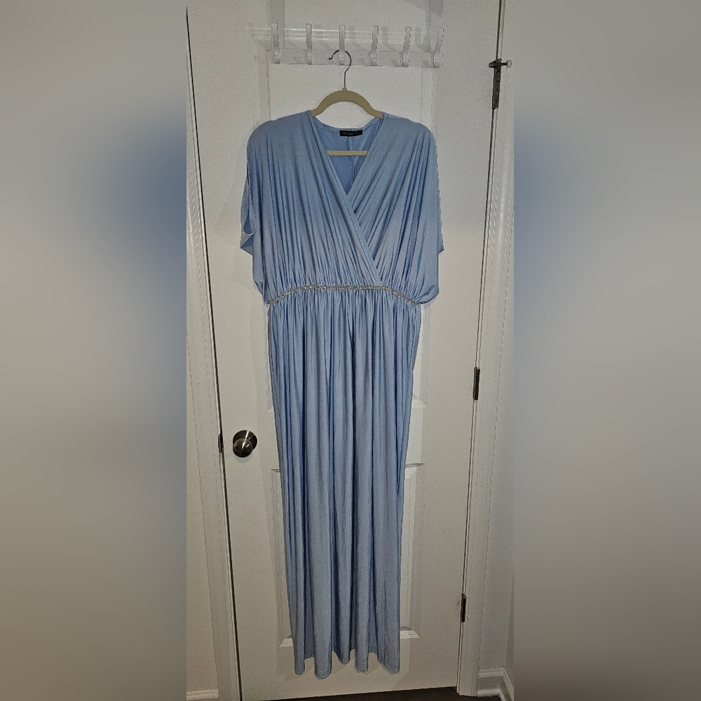 Koh Koh Light Blue Maxi Dress